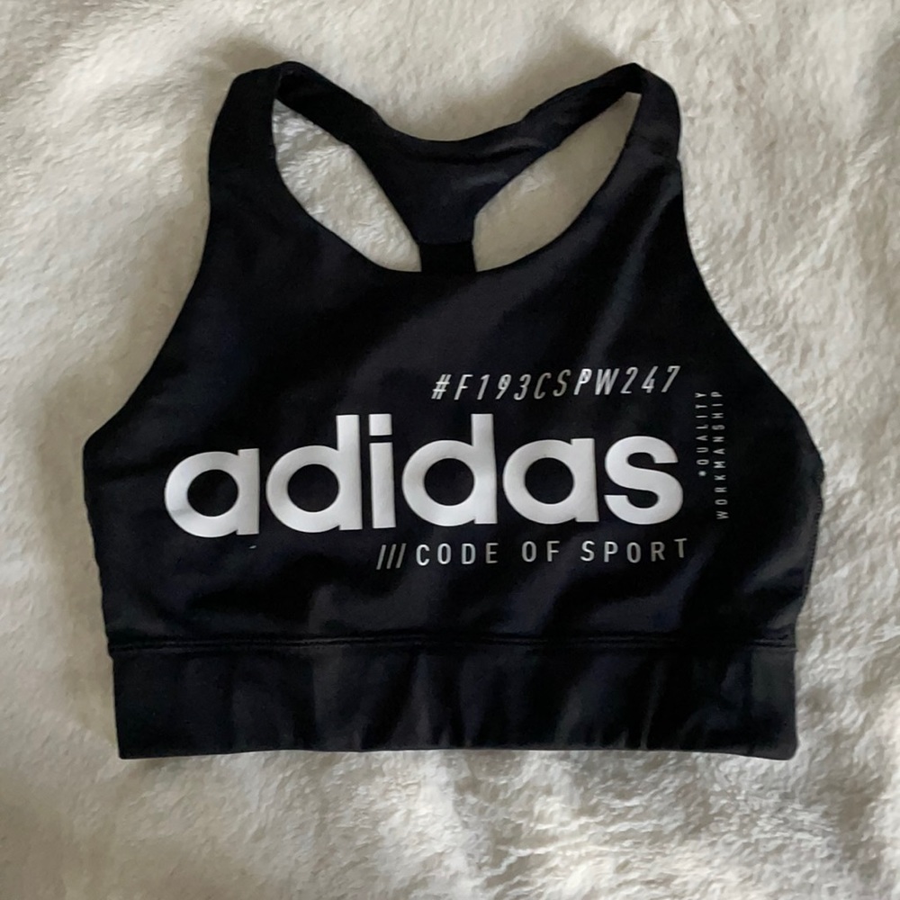 Adidas Black Sports Bra